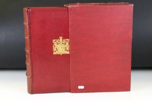 Book - The Royal Philatelic Collection by Sir John Bart, finely bound within slip case.