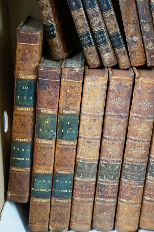 Antiquarian - Collection of 18th and 19th Century leather bound books to include Walpole's - Image 11 of 12
