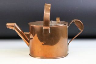Early 20th century Copper Watering Can, 22cm high