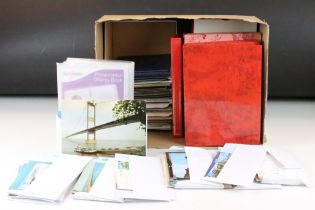 A large collection of mid to late 20th century mainly topographical postcards and albums.