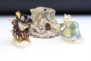 Three Royal Doulton 'Brambly Hedge' porcelain models to include Primrose Entertains (D.B.H 22),