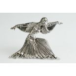 Silver Art Deco style Figural Brooch