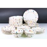 Collection of Emma Bridgewater ‘ Polka Dot ‘ Dinner ware comprising 8 bowls, 14 side plates, side