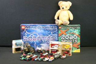 Collection of mixed toys and games to include Lego Mindstorms Robotic Inventions System and Lego