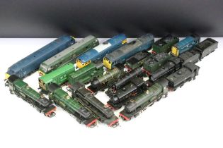 16 OO gauge locomotives to include Hornby Kneller Hall, Triang Hornby Albert Hall, Mainline