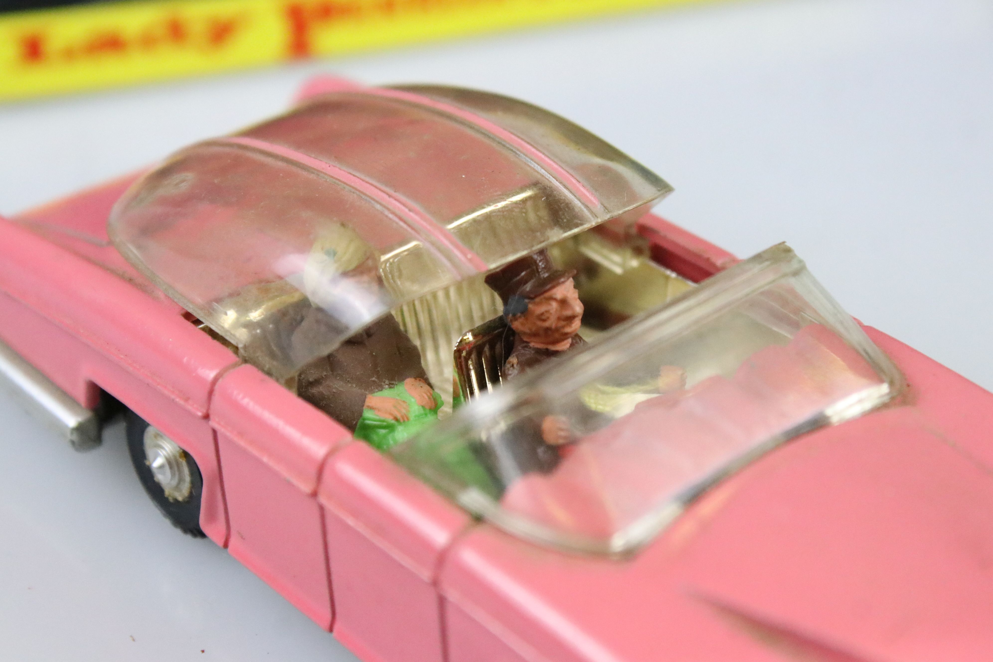 Boxed Dinky Thunderbirds 100 Lady Penelope's Fab 1 diecast model with both figures, no rocket or - Image 6 of 7