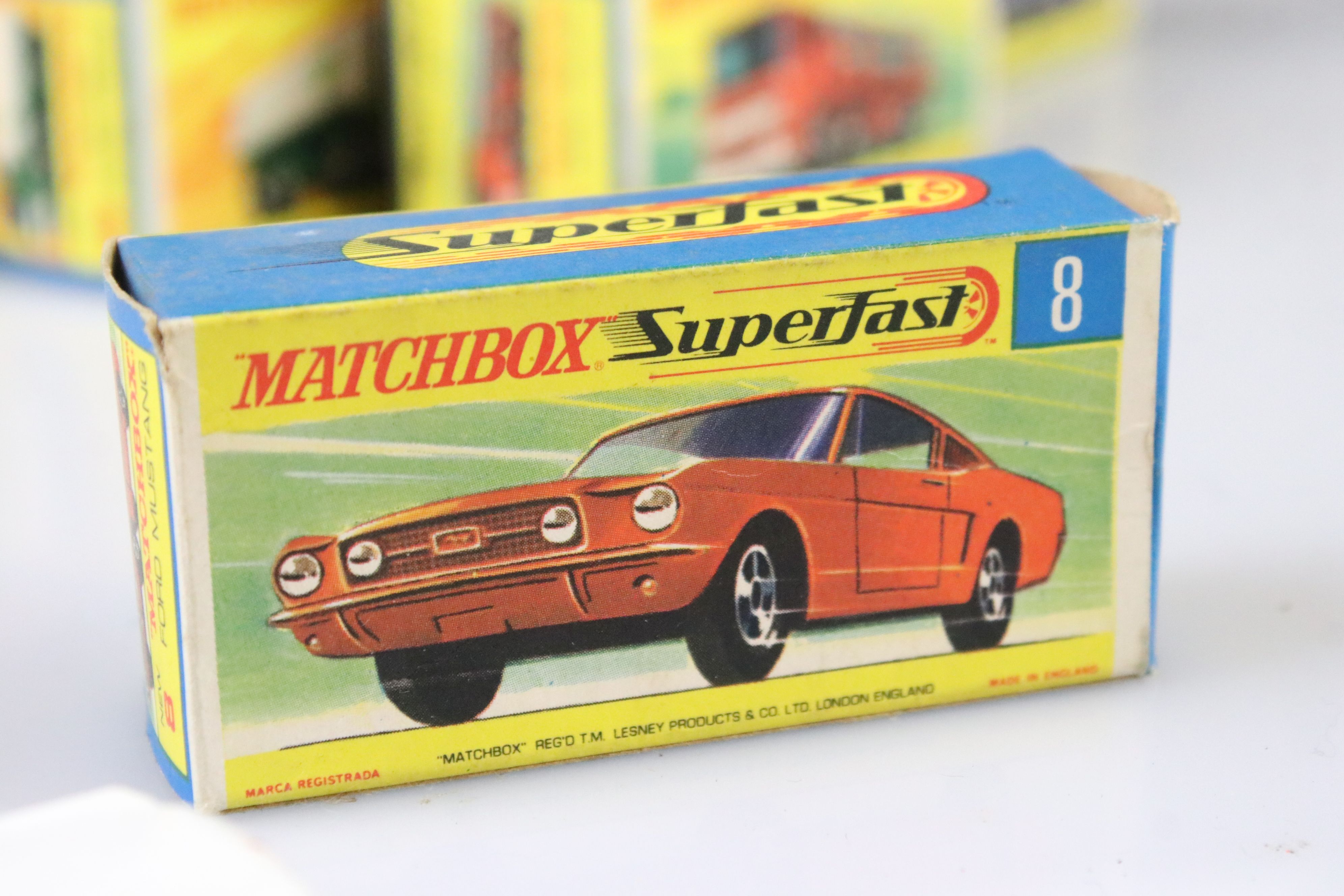 17 Boxed Matchbox Superfast diecast models to include 41 Ford GT, 29 Racing Mini, 57 Landrover - Image 10 of 53