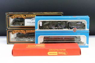 Five boxed OO gauge locomotives to include 2 x Palitoy Mainline (37074 4-6-0 Jubilee Class 5XP