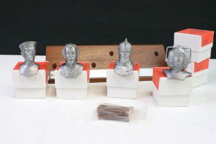 Doctor Who - Set of 6 x boxed Fine Art Castings Doctor Who ltd edn Busts to include Toymaker, Ice