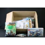 Lego - Five boxed Lego sets to include 2 x Lego Technic (8071 Bucket Truck & 8233 Blue Thunders V