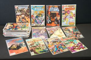 Comics - Collection of approximately 43 1980/90's Marvel comics to include Quasak, Arion,