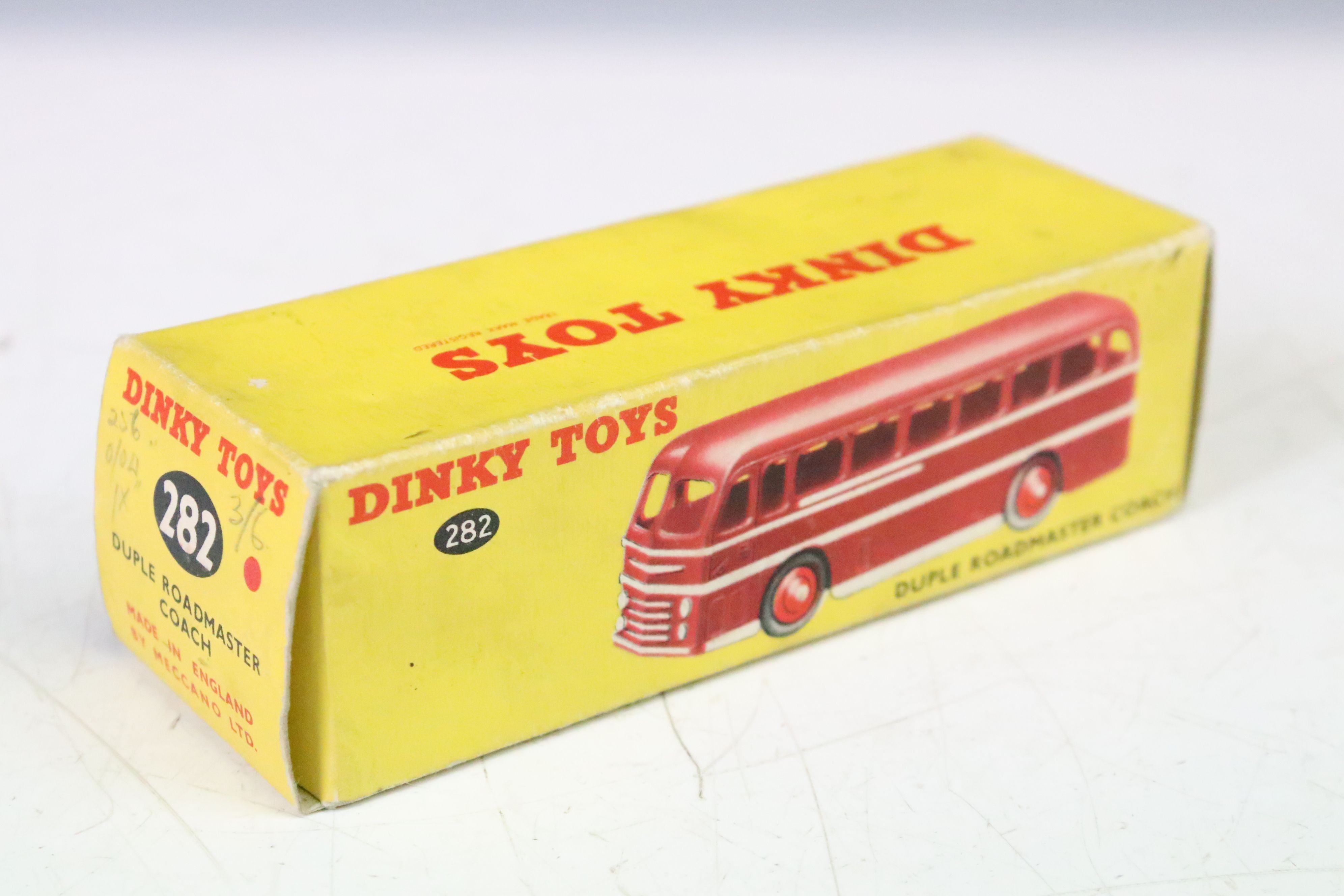 Four boxed Dinky diecast models to include 255 Massey Tunnel Police Van, 282 Duple Roadmaster Coach, - Image 5 of 17