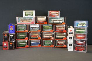 30 boxed / cased diecast model buses to include 24 EFE Exclusive First Editions and 6 x Corgi