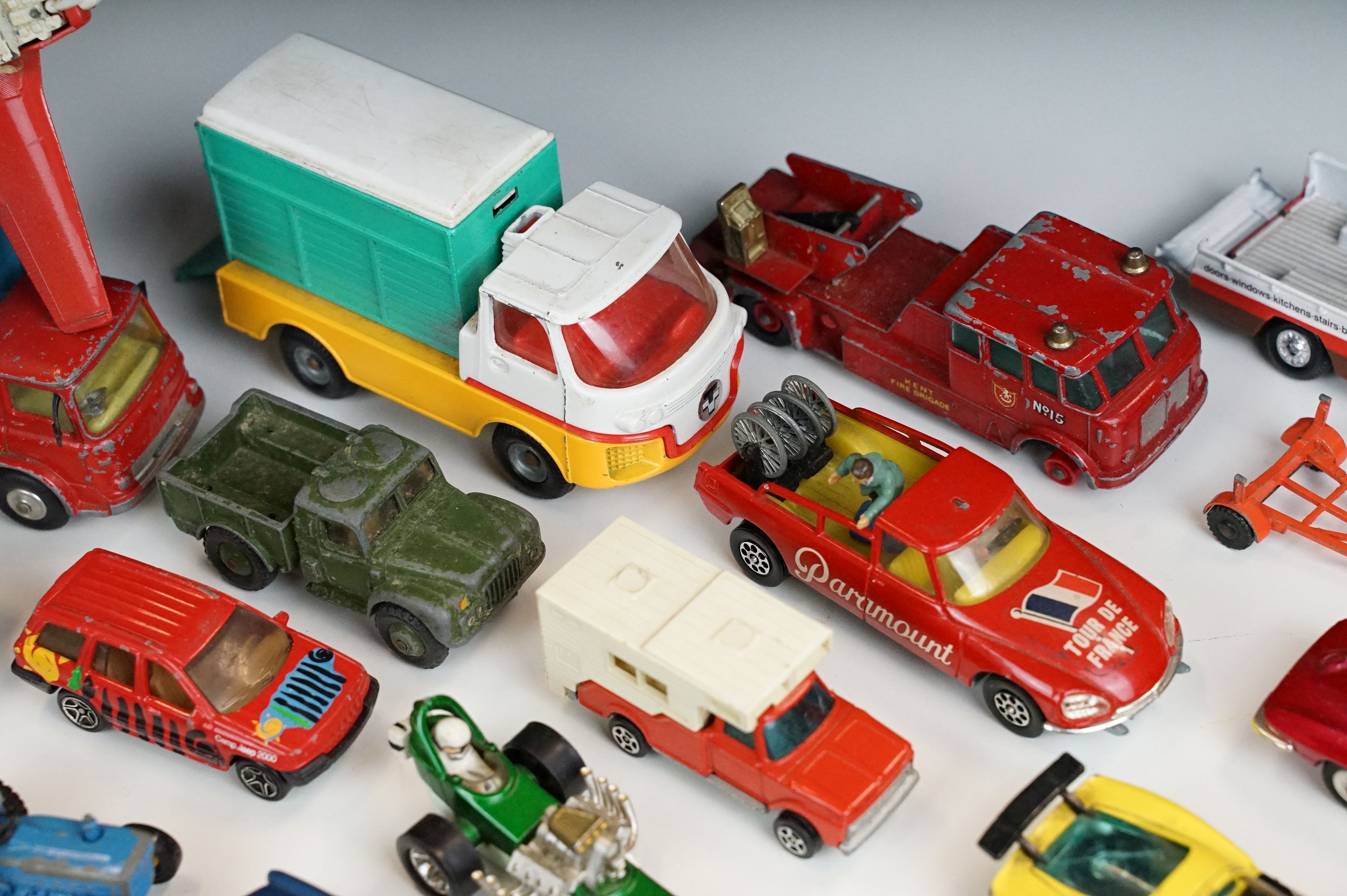 Over 40 mid 20th C onwards diecast models to include Corgi, Matchbox etc featuring Corgi Tour de - Image 8 of 16