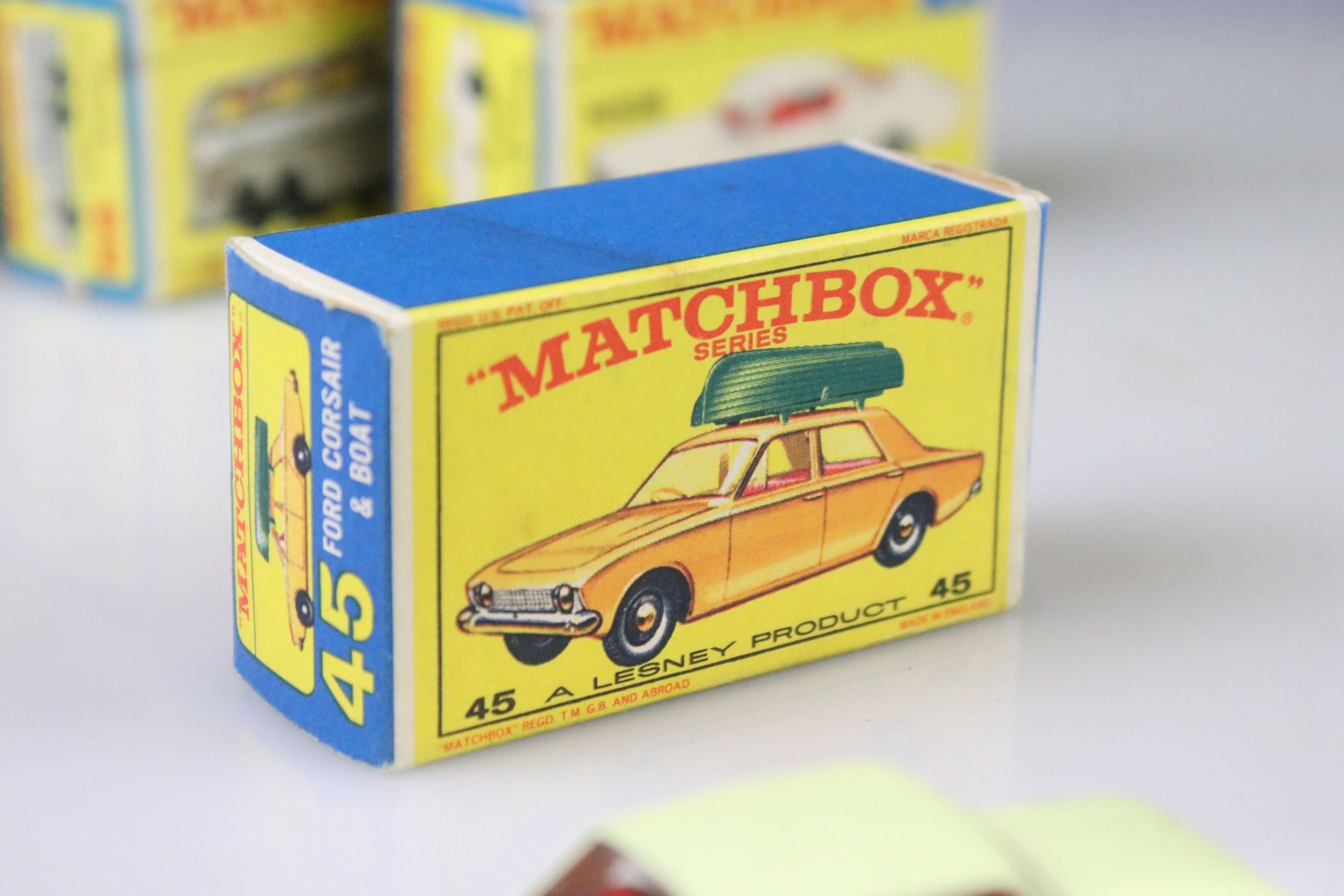 Nine boxed Matchbox 75 Series diecast models to include 18 Field Car, 19 Lotus Racing Car, 66 - Image 19 of 29
