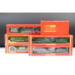 Six boxed Hornby OO gauge locomotives to include R583 SR 4-4-0 Loco Schools Class Shrewsbury, R374