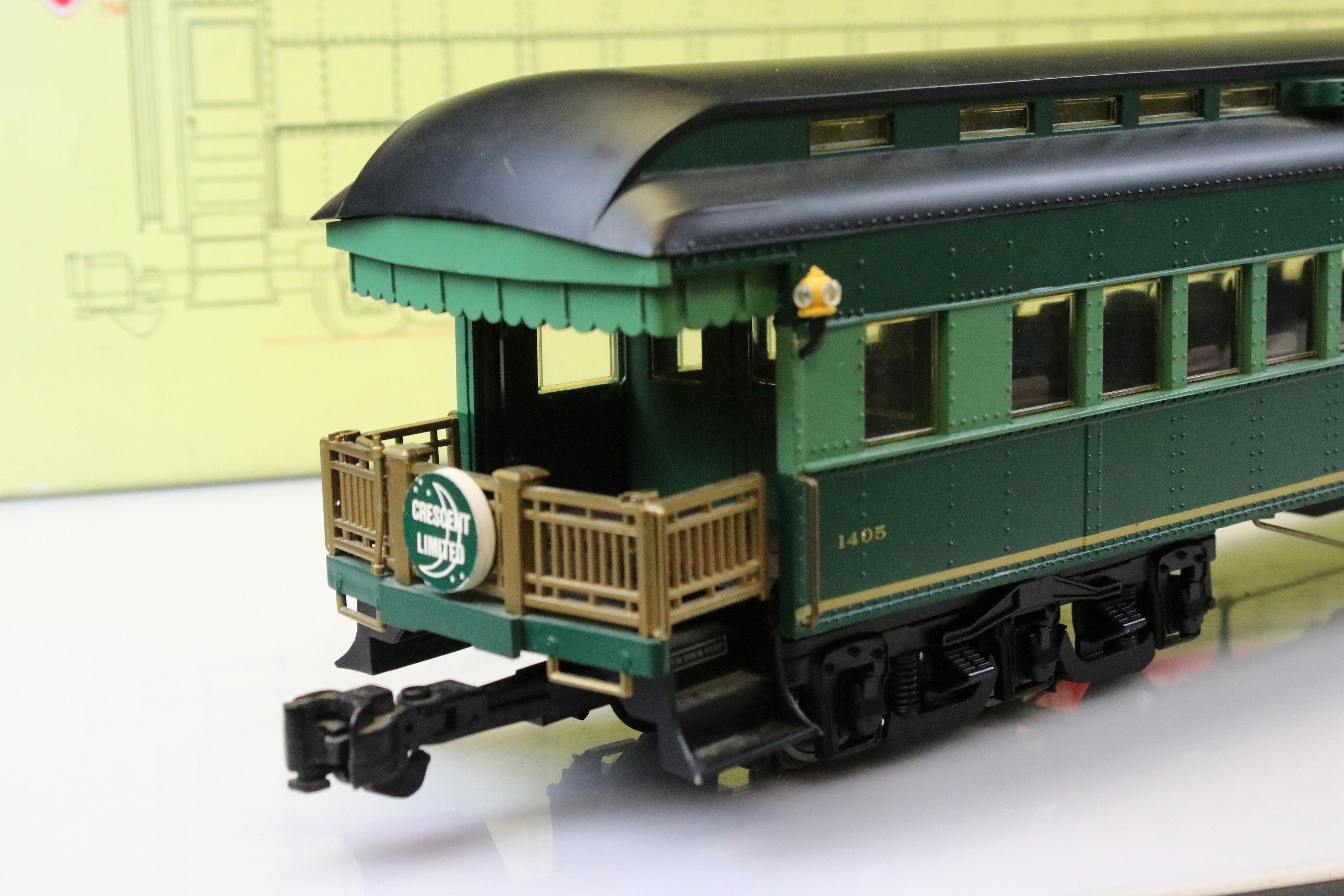 Boxed Aristo Craft Trains #1 Gauge ART31405 Heavyweight Passenger Car HWT Observation S Crescent, - Image 4 of 9