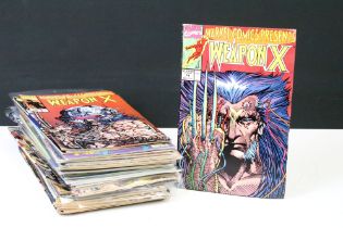 Comics - Around 50 Marvel & Vertigo comics from the 1990s onwards to include Namor, Weapon X,