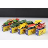 10 Boxed Matchbox Lesney 75 Series diecast models to include 1 Diesel Road Roller, 49 Army Half