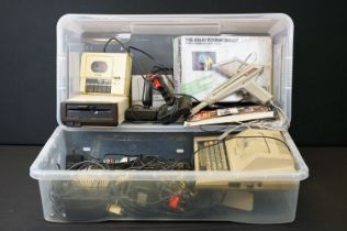 Retro Gaming - Two Atari games consoles (Atari 400 & Atari 800 XL), Atari 1050 disk drive, 2 x Atari