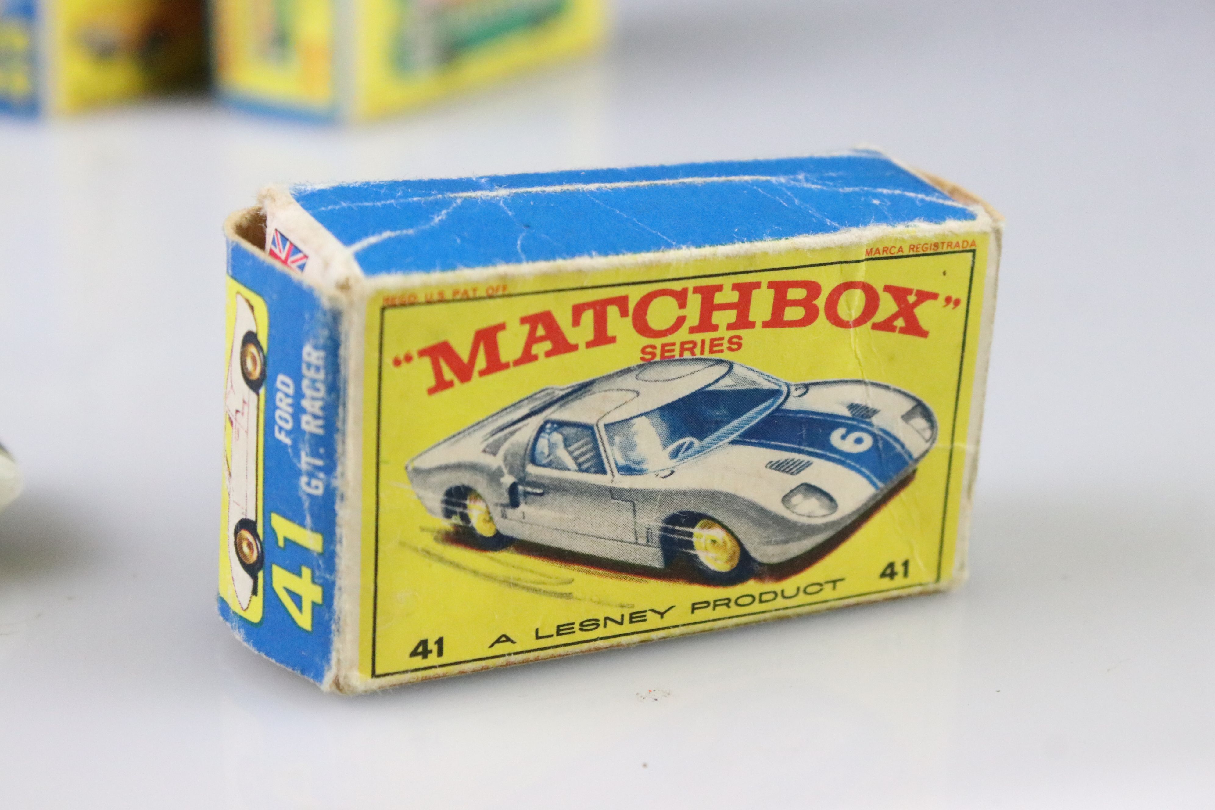 Nine boxed Matchbox 75 Series diecast models to include 18 Field Car, 19 Lotus Racing Car, 66 - Image 4 of 29