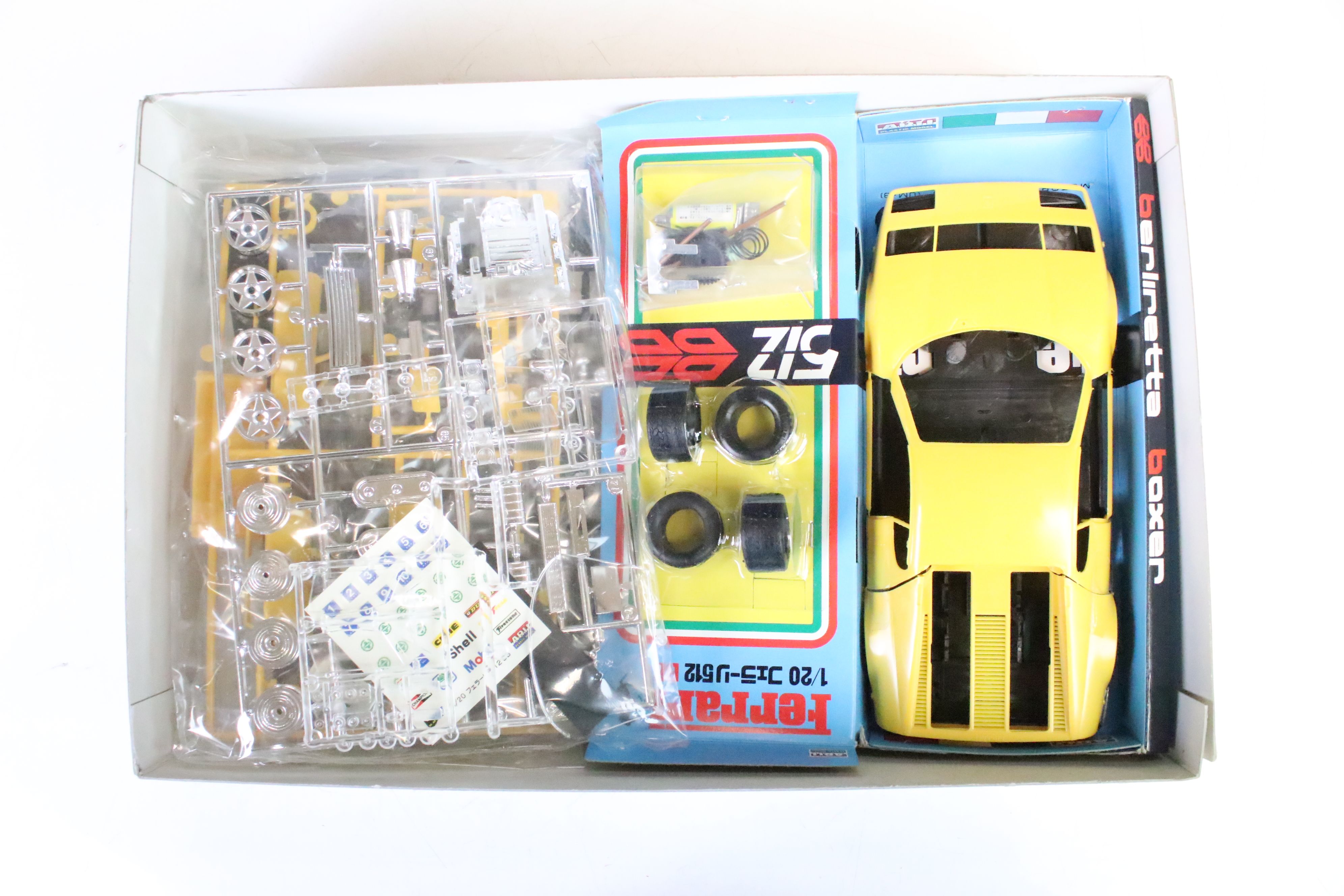 Four boxed ARII 1/20 plastic model car kits to include AR63A Countach Lamborghini LP500S, AR63B - Image 9 of 9