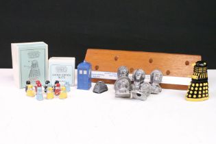 Doctor Who - Set of 6 Fine Art Castings Doctor Who ltd edn Busts, all doctors, to include a boxed