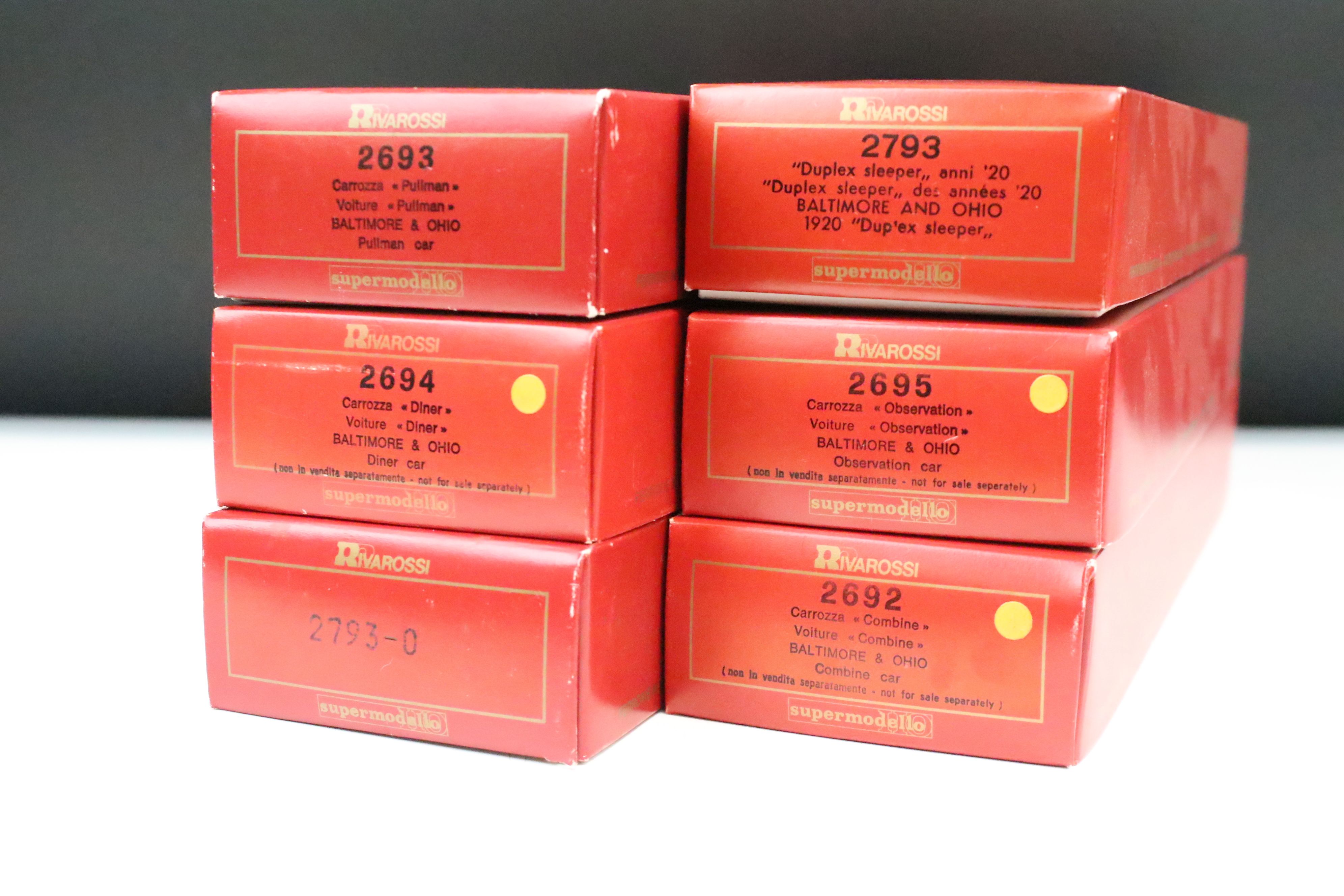 Six boxed Rivarossi items of rolling stock to include 2693, 2695, 2793, 2692, 2793-0 and 2694 - Image 5 of 5