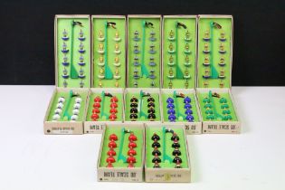 Subbuteo - 12 boxed Subbuteo HW teams to include Santos, Coventry City, Hull City, Middlesbrough, AC