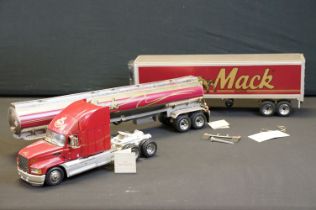 Three Franklin Mint 1:32 scale Precision diecast Models to include Mack Lorry Cab, Mack Fuel