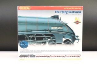 Boxed ltd edn Hornby OO gauge R2089 The Flying Scotsman Train Pack complete with A4 Class locomotive