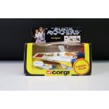 Boxed Corgi 1363 Buck Rogers Starfighter diecast model, complete, diecast ex, box vg with split