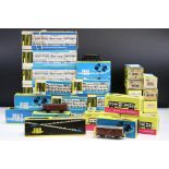 29 Boxed Piko HO gauge items of rolling stock plus 3 x Schicht wagons (32 items)