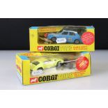 Two boxed Corgi diecast models to include Whizzwheels 342 Lamborghini P400 GT Miura Fighting Bull