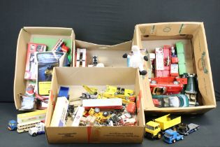 Collection of around 50 diecast models, featuring a small quantity of mid 20th C examples, the lot