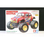 Radio Control - A boxed & unbuilt Tamiya Monster Beetle (2015) 1/10 Scale R/C Off Road Car, item no.