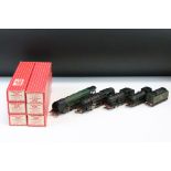 Four Hornby Dublo locomotives to include Duchess of Montrose, 2-6-4 BR 80033, 0-6-2 69550 and 0-6-