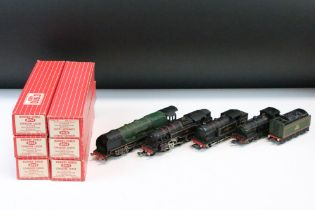 Four Hornby Dublo locomotives to include Duchess of Montrose, 2-6-4 BR 80033, 0-6-2 69550 and 0-6-