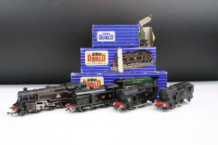 Two boxed Hornby Dublo locomotives to include EDL12 Duchess of Montrose BR and EDL17 0-6-2 Tank