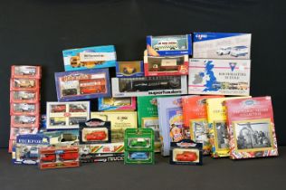 Collection of approximately 31 diecast models with examples from Corgi Classics and Cameo, featuring