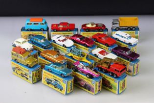 17 Boxed Matchbox Superfast diecast models to include 15 Volkswagen, 12 Safari Land Rover, 27