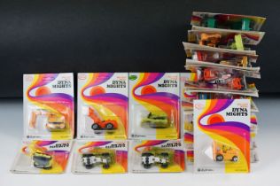 Ex Shop Stock - 25 Carded Zylmex Dyna Mights diecast models to include P316 Fire Engine, P308
