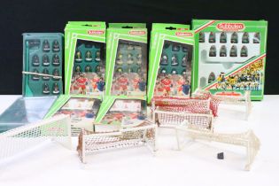 Subbuteo - Five boxed LW teams to include Brazil, England, Norwich City, Arsenal 2nd, Arsenal and
