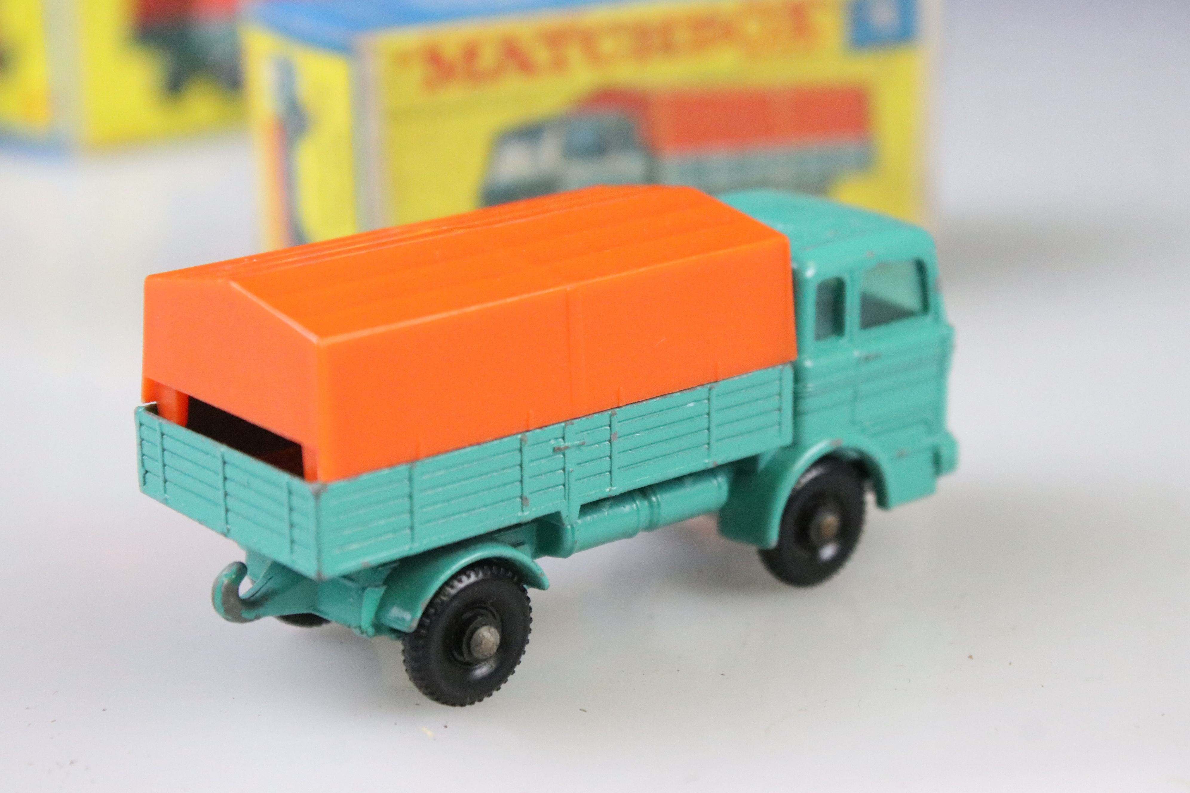 Nine boxed Matchbox Lesney 75 Series diecast models to include 1 Mercedes Truck, 42 Iron Fairy - Image 19 of 26