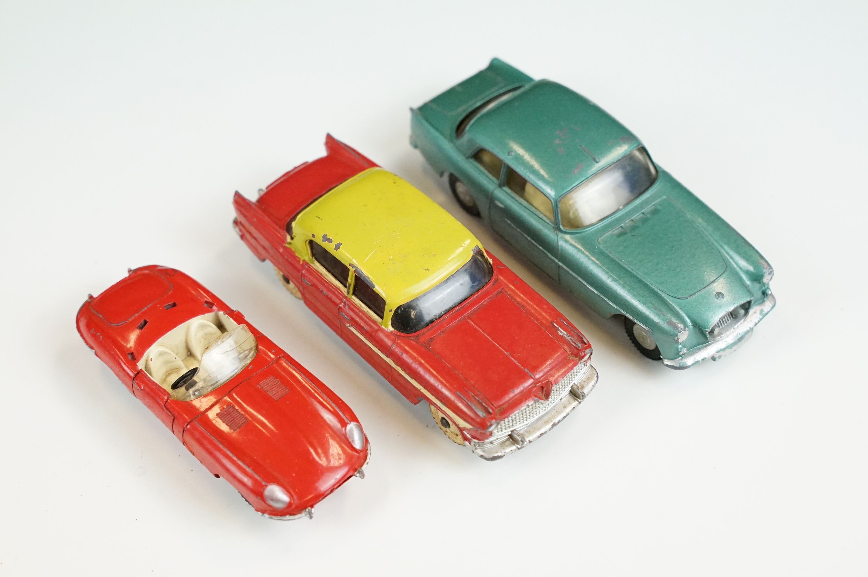 35 Mid 20th C play worn diecast models to include Dinky, Triang & Corgi examples, featuring Triang - Image 2 of 13