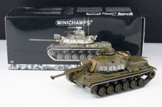 Boxed Paul's Model Art Minichamps M48 A3 Vietnam 1969 diecast model, diecast ex, box vg