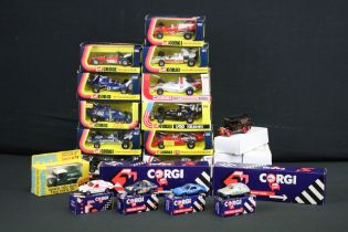 23 Boxed diecast models to include 11 x Corgi 1970's racing cars (159 Patrick Eagle Indianapolis