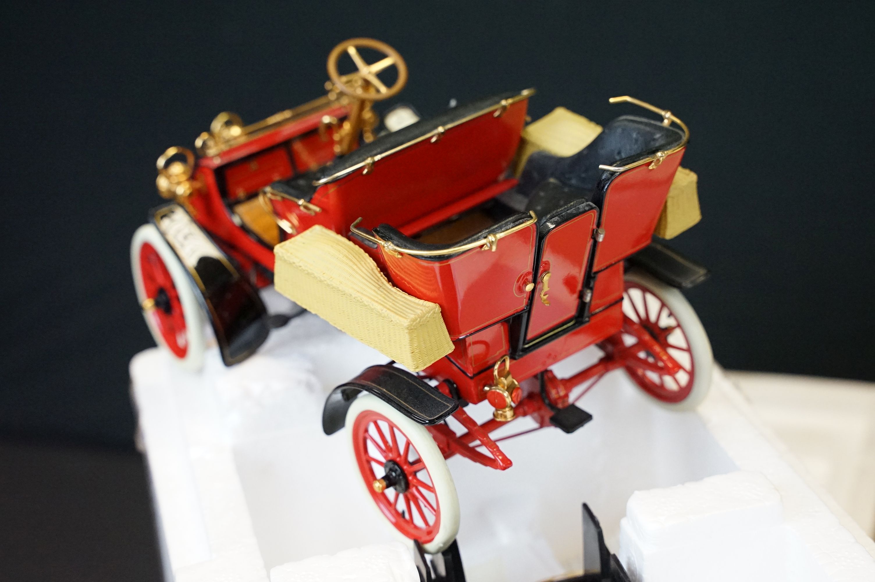 Four boxed Franklin Mint 1/24 diecast models to include 1948 MGTC, The 1903 Ford Model A, 1911 - Image 16 of 16