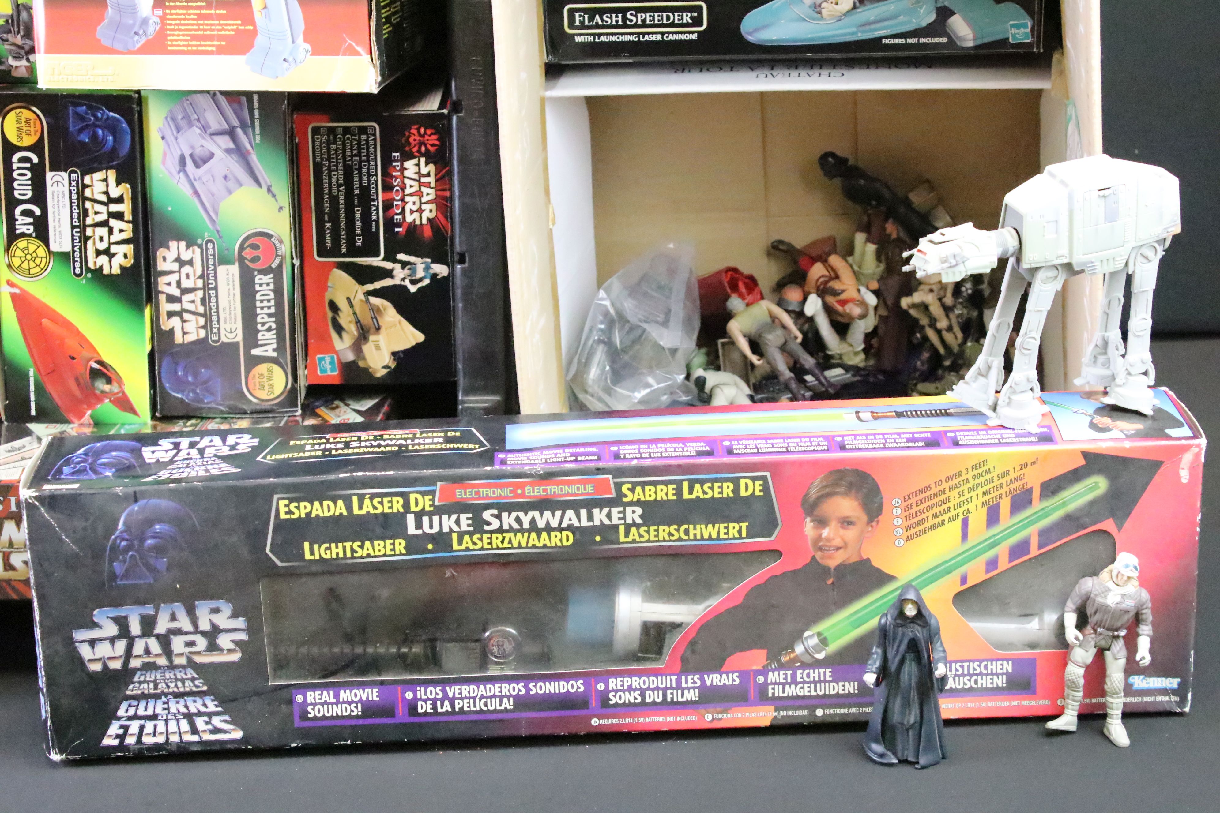 Star Wars - Nine boxed Hasbro Star Wars vehicles to include 3 x Kenner / The Kenner Collection ( - Image 7 of 9