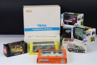 Collection of ten boxed diecast models to include CEX lorry, Viking Freight System Celebrating 20